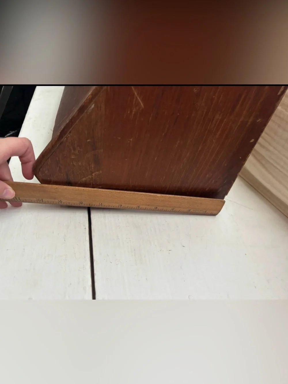 Vintage Wood Bread Box